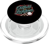 Outfield On Lockdown Baseball Defense Sports PopSockets PopGrip for MagSafe