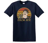 outfit Shalom Jackie Friday Night Dinner Parody Wilson Funny Gift Retro T Shirt Top (Navy, S - Adult Unisex)