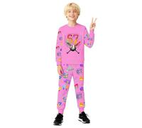 Outfit Toddler Girl Number 6 7 Pullover Fleece Orange Athletic Y2k Tracksuit Purple Pockets Boy Christmas My First Baby Red