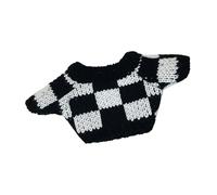 ＡＷＨＡＯ Outfits for 20cm Dolls, Fashionable Doll Accessories, Birthday Present, DIY Knitted Clothing , Black White