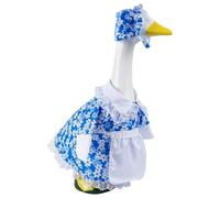 Outfits for Porch Goose Spring Pastoral Decor with Hat 58cm | Garden Goose Clothes for Birthday, Wedding, Thanksgiving, Party, Garden, Lawn, Gate, Patio, Decoration