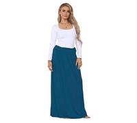 OutfitsbySMILE Womens Ladies Pleated Fold Over High Waist Gypsy Long Maxi Skirts