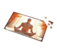 Outfoxed Game For Kids Peaceful Meditation: A Digital Artwork Of Serenity And Inner Bala Picture Puzzle Puzzle 500 Pieces Toddler Toys(1000PCS)