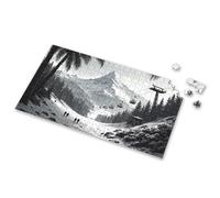 Outfoxed Game For Kids Snowy Mountain Peaks With Cable Cars And Palm Trees Picture Puzzle 3 Year Old Girl Gifts Puzzles For Toddlers 2-4(300PCS)