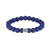 OutFyt Crystal Bracelets For Women, 12 Constellation Divination Bracelet Natural Blue Lava Gemstone Bracelet Healing Crystal Zodiac Bracelet Birthstone Jewelry For Men Couple