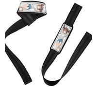 Outgoing Fresh Anime Summer Girl Lifting Straps Anti Slip Deadlift Strap for Weightlifting, Deadlifting, Exercise, Strength Training
