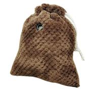 Outgoing Pig Draw Guinea Bag | Warm Cotton Sugar Glider Nest,Carrier Bag with Drawstring and Breathable Vent for Sugar Glider