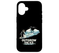 Outgrow The Ice, The Brave Penguin Case for iPhone 16