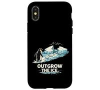 Outgrow The Ice, The Brave Penguin Case for iPhone X/XS