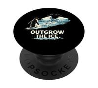 Outgrow The Ice, The Brave Penguin PopSockets Adhesive PopGrip