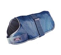 Outhwaite Padded Dog Coat, 14-inch, Navy Blue