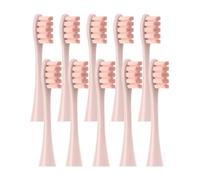 OUTIFUOTPP 10pcs Replacement Heads Compatible for Oclean Flow/X/X PRO/ Z1/ F1/ One/Air 2 /SE Brush Heads Soft Dupont Sonic Toothbrush Vacuum Bristle(10pcs Pink)