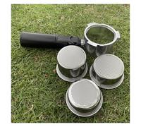 OUTIFUOTPP 51mm Bottomless, Coffee Portafilter with 1 2 4 Cups Basket, Compatible for Homix Hibrew H11 Oster Cecotec1101 Machine(with 1 2 4 Basket)