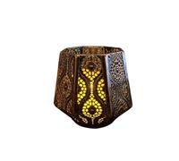 OUTIFUOTPP,Compatible forNodic,Home Decorative Candle Holder Moroccan Lantern Votive Vintage Iron Christmas Candlesticks for Holiday Party Hotel(02A)