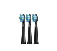 OUTIFUOTPP Replacement Toothbrush Heads Compatible for Seago SG-575/507B/551/958/908/909/917/610/659/719/910/548 Electric Toothbrush(Black 3pcs)