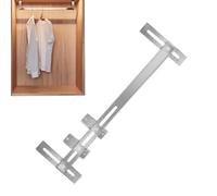 Outil D'installation De Tringle Pendante Pour Placard - Règle De Positionnement De Perforation, Outils D'installation Pour Menuisiers | Gabarit De Matériel D'armoire Multifonctionnel De 35 Cm, Règle D