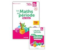 Outils pour les Maths CE2 par période (2025) - Fichier de l'élève + Mémo: Mon fichier + mon mémo