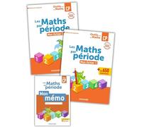 Outils pour les Maths CP par période (2025) - Fichier 1 + Fichier 2 + Mémo: Pack 3 volumes : Mon fichier 1 & 2 + Mon mémo