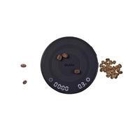 OutIn Claro Espresso Coffee Scales with Timer, Round Rechargeable Mini Coffee Machine Scale 0.1g/2kg Accurate Measurement, Portable Pour Over Coffee Scale Multiple Modes with Protective Bag