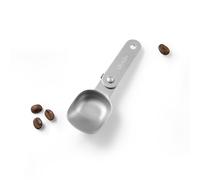 OutIn Foldable Coffee Spoon, 304 Stainless Steel Measuring Scoop | Portable Espresso Spoon for Coffee Beans Grounds, Perfect for Home Office Travel