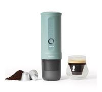 OutIn Nano 2 Portable Electric Espresso Machine, Travel Coffee Maker | Fast Self-Heating, 45W USB-C Fast Charging for Ground Coffee & NS Capsules, for Camping, RV, Hiking & Office, Canyon Green