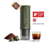 OutIn Nano Portable Electric Espresso Machine, Forest Green | ✅ 5 years warranty