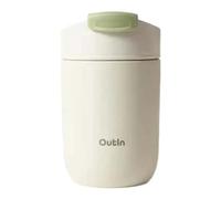 OutIn Travel Coffee Mug Tumbler, Outdoor Insulated Coffee Cup with Leak-Proof Flip Lid & Double Wall, 12 oz Stainless Steel Mug for Hot & Cold Drinks