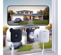 Outinput 3MP 2K Indoor Window Camera - 2.4GHz & 5GHz WiFi Window Cameras for Home Security Looking Outside with AI Color Night Vision, Person & Motion Detection, Anti-Glare, Anti-Reflection (2 Pack)