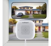 Outinput 3MP 2K Indoor Window Camera - 2.4GHz WiFi Window Cameras for Home Security Looking Outside with AI Color Night Vision, Person & Motion Detection, Anti-Glare, Anti-Reflection, 24/7 Recording