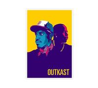 OUTKAS T Stankonia Hip Hop Duo Album Music Poster Canvas Poster Wall Art Decor Print Picture Paintings for Living Room Bedroom Decoration Unframe-style 12x18inch(30x45cm)