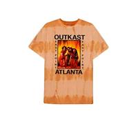 Outkast T Shirt Atlanta Band Logo Official Unisex Orange Dye Wash L