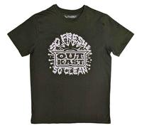 Outkast T Shirt So Fresh Band Logo Official Unisex Green XL