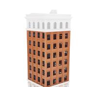 Outland Models Miniatures Downtown Classic Hotel Stackable 1:160 N Scale-Extra 6-Story add-on kit