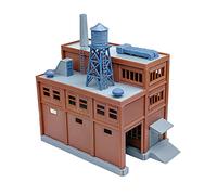 Outland Models Railroad Layout Large Factory with Inside Loading Dock 1:87 HO Scale