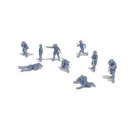 Outland Models Railroad Layout Old West Officials and Outlaws Set 1:87 HO Gauge
