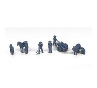 Outland Models Railroad Scenery Country Farmer Peasant Figure Set Z Gauge 1:220
