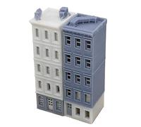 Outland Models Railroad Scenery Downtown Apartment Set White Grey N Gauge 1:160
