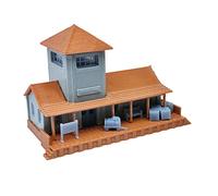 Outland Models Railroad Scenery Small Rural Train Station/Depot 1:220 Z Gauge