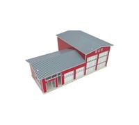 Outland Models Railway Scenery Bus Garage & Maintenance Shed 1:160 N Gauge