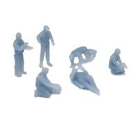 Outland Models Railway Scenery Car Maintenance Crew Figure Set 1:220 Z Gauge