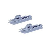 Outland Models Railway Scenery Coast Guard Patrol Boat Set 1:160 N Gauge