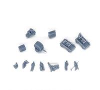 Outland Models Railway Scenery Maintenance Worker & Equipment Set 1:220 Z Gauge