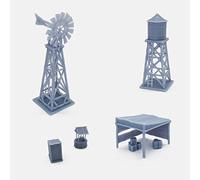 Outland Models Railway Scenery Old West Accessory Mixed Set 1:160 N Scale