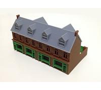 Outland Models Train Railway Layout Victorian City Building Shop Row N Scale