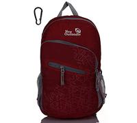 Outlander 20L/33L- Most Durable Packable Lightweight Travel Hiking Backpack Daypack (Dark Red, 20L)