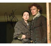 Outlander - Caitriona Balfe & Sam Heughan Autograph Signed A4 Photo 3