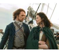 Outlander - Caitriona Balfe & Sam Heughan Autograph Signed A4 Photo 4