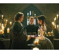 Outlander - Caitriona Balfe & Sam Heughan Autograph Signed A4 Photo 5