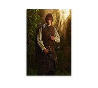 Outlander Cool Jamie Poster Decorative Painting Canvas Wall Art Living Room Poster Bedroom Painting Wall Art Picture Print Modern Family Room Decor 24 x 36 Inches (60 x 90 cm)
