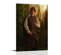 Outlander Cool Jamie Poster Decorative Painting Canvas Wall Art Living Room Poster Bedroom Painting Wall Art Picture Print Modern Family Room Decor 12 x 18 Inches (30 x 45 cm)